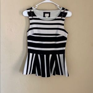 Anthropologie peplum top